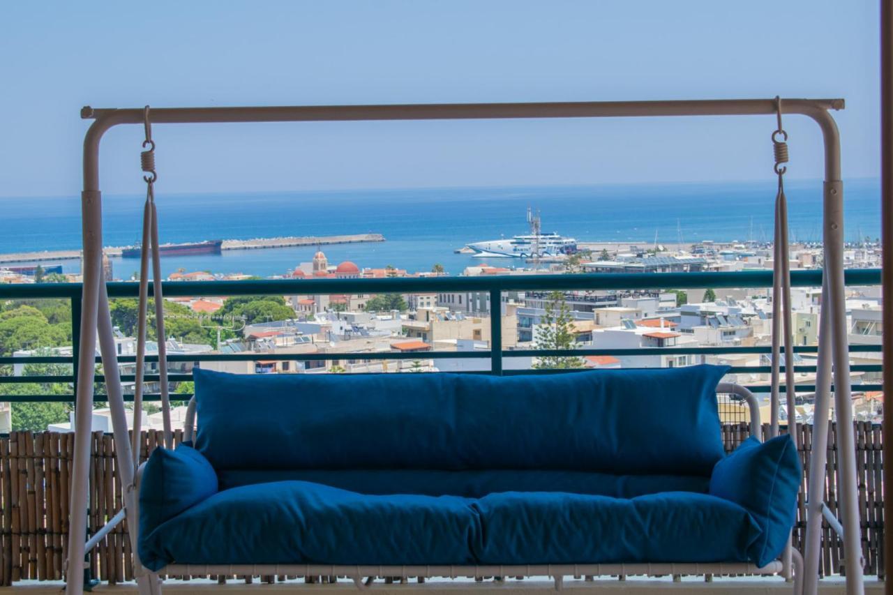 Rooftop With Sea View In Central Rethymno Exteriör bild