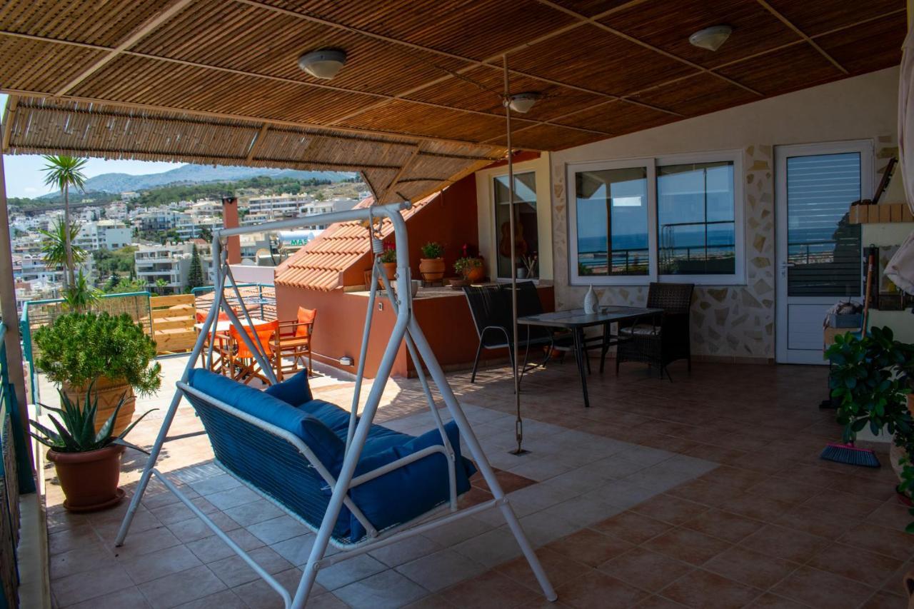 Rooftop With Sea View In Central Rethymno Exteriör bild