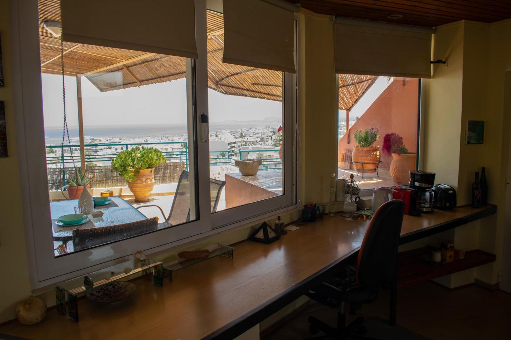 Rooftop With Sea View In Central Rethymno Exteriör bild